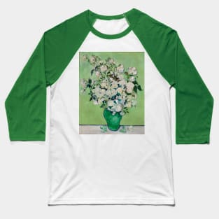 Roses by Vincent van Gogh Baseball T-Shirt